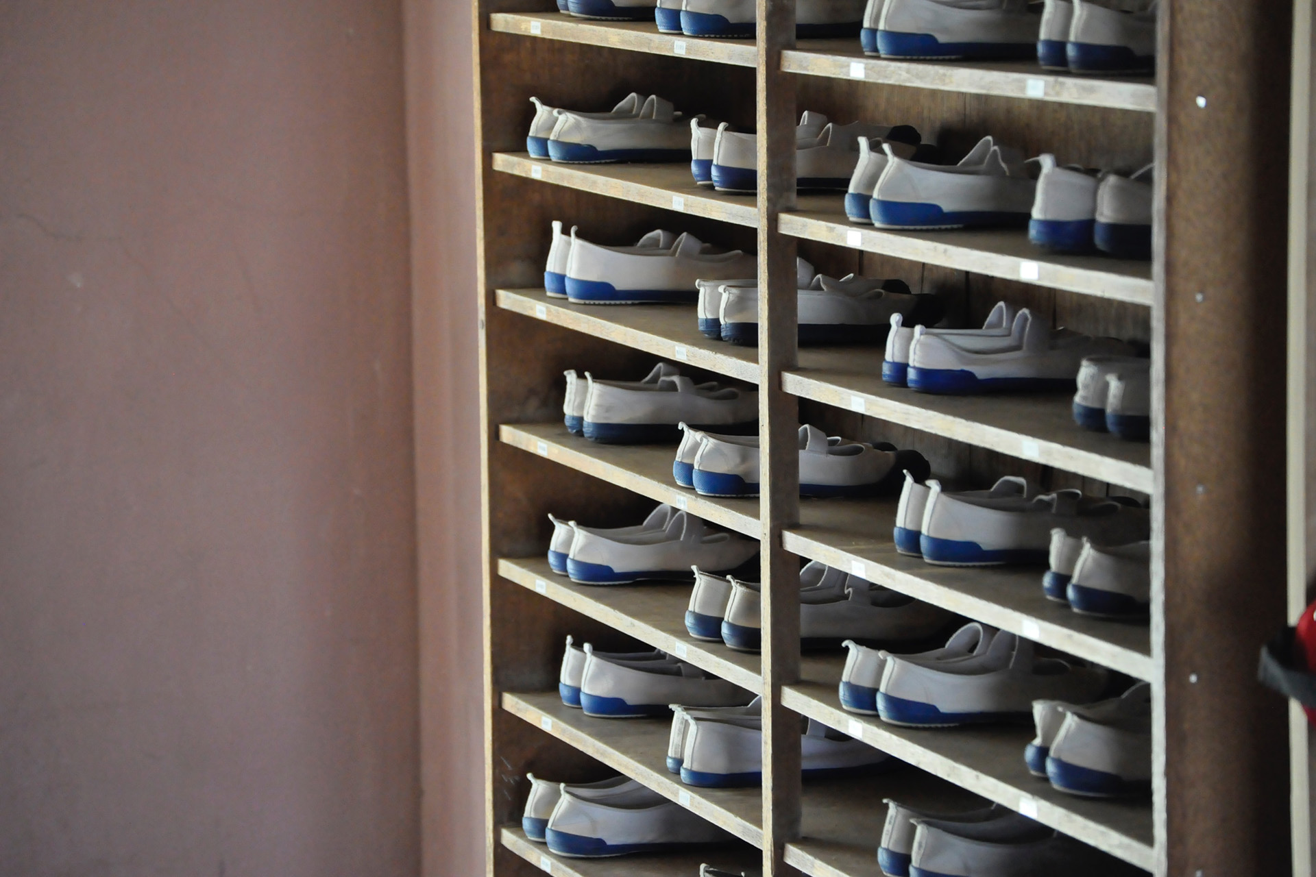 Rows of shoes